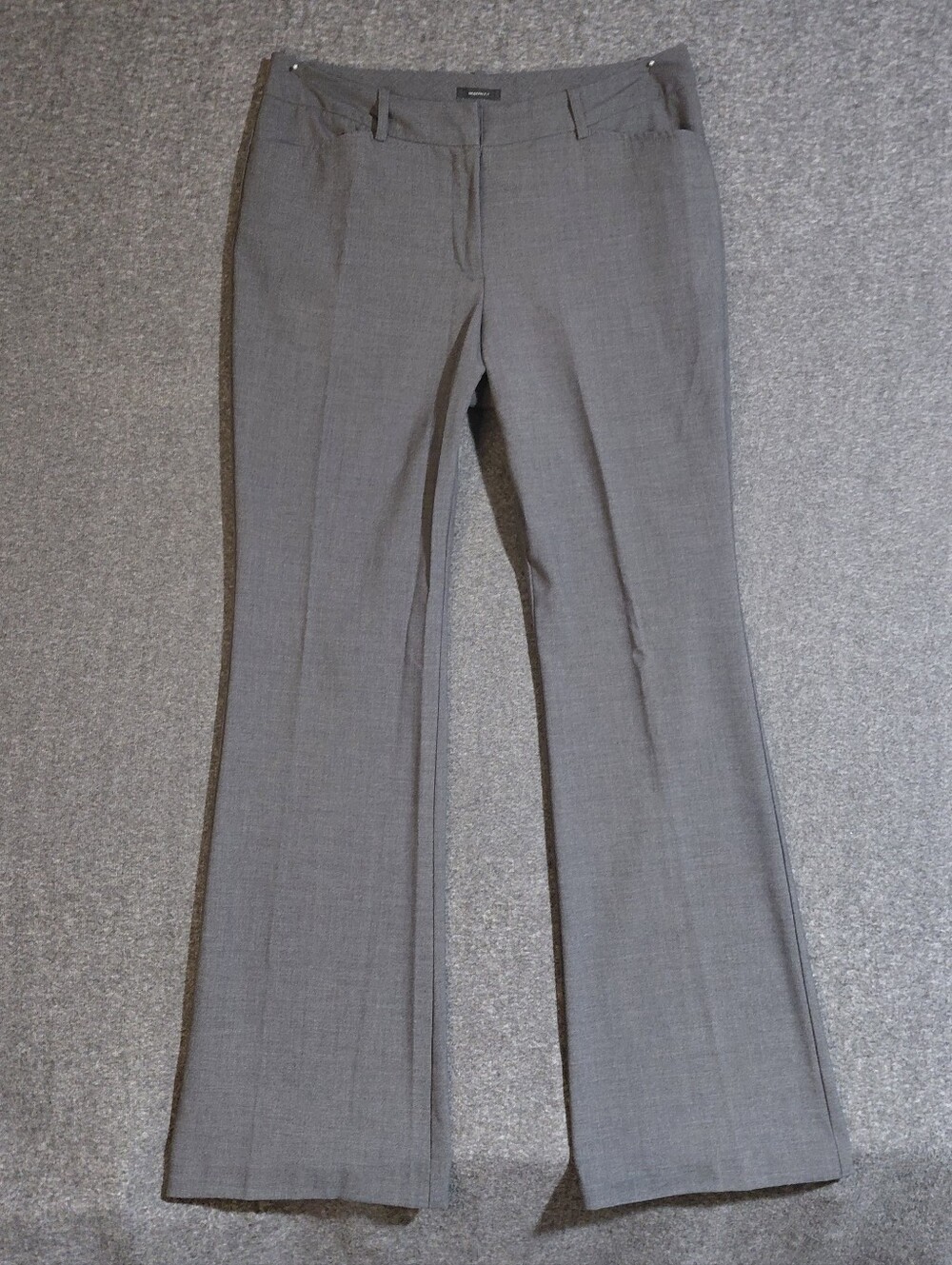 Gray Women's Mid Rise Boot Cut Dress Pants Sz 10